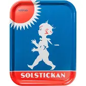 Solstickan - Tarjotin 27x20 cm Sininen/Punainen