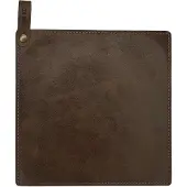 Crafted - Leather Patalappu 21x21 cm Ruskea