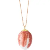 Royal Copenhagen - Spring Collection 2025 Pääsiäismuna Isot leppälinnun höyhenet 6 cm