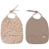 Filibabba Ruokalappu 2-pack, Little Wonders/Warm Grey
