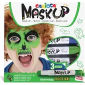 Carioca - Mask Up - Make-up Sticks - Monster (3 stk) (809493)