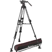 Manfrotto Video Nitrotech 612 + 645 Fast Twin MS alumiini jalustasetti