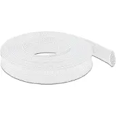 DeLOCK – Braided Sleeve stretchable 5 m x 25 mm white (20696)