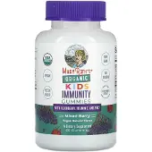 MaryRuth Organics Luomuimmuniteettikarkit lapsille, Sekoitettu marja - 60 karkkia