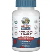 MaryRuth Organics Luomuhius-, iho- ja kynsikumit mansikanmakuiset - 60 kpl