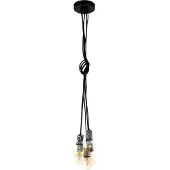 Eglo 43314 - Kattokruunu narulla COULSDON 5xE27/10W/230V