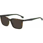 HUGO BOSS BOSS 1579/S 57/17/150 Havana vihreät aurinkolasit Acetat MIEHET BOSS 1579/S