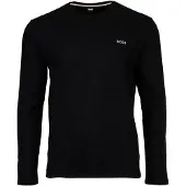 BOSS for man. 50535870 Waffle T-shirt black (M), Homewear, Cotton, Long sleeve