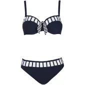 Sunflair Bikini laivastonsininen / valkoinen