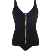 Sunflair Tankini vaaleansininen / omena / lila / musta