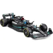 Bburago Mercedes W14 F1 Kilpa-auto 2023 Russell 1:24