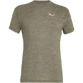 Salewa Puez Melange Dry S/S Tee T-paidat Miehet koko 48 väri oliivinvihreä