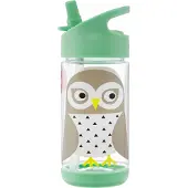 3 Sprouts Water Bottle - Green - 6.35X6.35X18CM