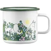 Muurla Moomin emalimuki 37 cl Puutarhassa