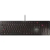 Cherry KC 6000 Slim, Täysikokoinen (100 %), Langallinen, USB, QWERTZ, musta (JK-1600DE-2)