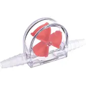 Alphacool Eisfluegel -virtausilmaisin, pleksi, 6-11mm, kirkas/punainen