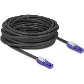 DeLOCK 80931, 10 m, Cat6, U/UTP (UTP), RJ-45, RJ-45, Musta, Violetti