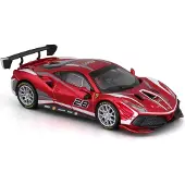 Bburago Miniatuurit koottuna - Burago - Ferrari 488 Challenge EVO - Punainen - Skaala 1/43 - 2020
