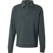 Superdry for man. M2013776A Half-zip sweatshirt with contrasting black stitching (S), Casual, Cotton