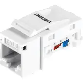 Trendnet TC-K25C6, Kulmikas, Valkoinen, RJ-45, Naaras, 10GBase-T, Kulta