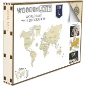 Wooden City WOODEN.CITY World Map L, 29 styck, 14 År, 830 mm, 550 mm, 355 mm, 240 mm