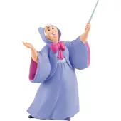 BULLYLAND Fairy Godmother Figuure - BULLY - Disney Cinderella - 11 cm - Purppura ja monivärinen