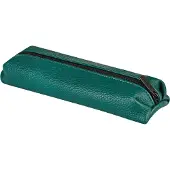 Herlitz 50043828, Pehmeä lyijykynäkotelo, Vihreä, Yksivärinen, Vetoketju