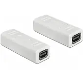 DeLOCK AV Adapter DisplayPort Mini - DisplayPort Mini white (65450)