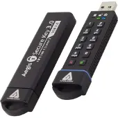 Apricorn Aegis Secure Key 3.0 USB 3.2 Gen 1 480 Gt -muistitikku, musta