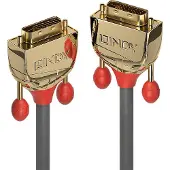Lindy 36200, 0,5 m, DVI-D, DVI-D, Uros, Uros, Harmaa