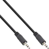 InLine Jack 3.5mm - Jack 3.5mm cable 0.3m black (99932E)