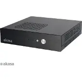 Akasa – Cypher, Super Compact THIN Mini ITX case, VESA mountable (AK-ITX04M)