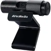 AVerMedia PW313 Live Streamer Cam, Full HD -verkkokamera, musta