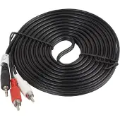 Lanberg stereo minijakkiaudiokaapeli - 2x Chinch M/M 5m