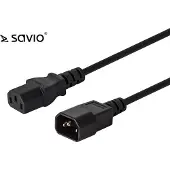 Savio Power cable Extension cable C13 - C14, 1.2m ( CL-99)
