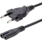 StarTech.com Power Cable EU Shuko to C7 2m Black