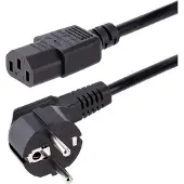 Sans marque Power Cable EU Shuko to C13 1m Black