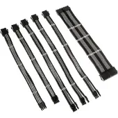 Kolink Core Adept Braided Cable Extension Kit - Black / Grey, jatkokaapelisarja