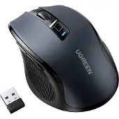 UGREEN Mouse Optical wireless mouse USB 2.4GHz / Bluetooth 5.0 4000 DPI black Optical wireless mouse USB 2.4GHz / Bluetooth 5.0 4000 DPI black
