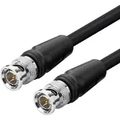 Microconnect 12G-SDI BNC -kaapeli, jossa 4K, 10 m, musta