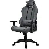AROZZI Torretta Soft Fabric v2 - Ash, kangasverhoiltu pelituoli, harmaa/musta