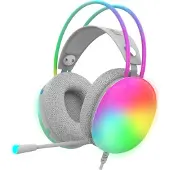 Inca IGK-X8Y, Langallinen, 20 - 20000 Hz, Pelaaminen, 320 g, Kuulokkeet, Harmaa