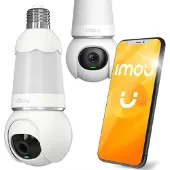 IMOU Ampulikamera - - IPC-S6DP-5M0WEB-E27 - 5MP - Ihmisten tunnistus - Yökuvaus