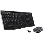 Logitech MK270 näppäimistö Sisältää hiiren Koti Langaton RF QWERTY Kansainvälinen (US) Musta (920-004508)