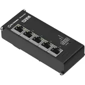 Teltonika TSF010 - Hallitsematon teollisuuden Ethernet-kytkin, musta