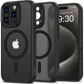 Tech-Protect iPhone 16 Pro MagCam -kotelo - MagSafe-yhteensopiva - mattamusta