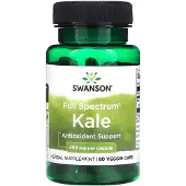 Swanson Health Täysi spektri lehtikaali, 400 mg - 60 kasviskapselia
