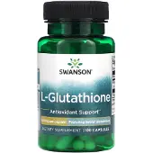 Swanson Health L-glutationi, 100 mg - 100 kapselia