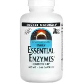 Source naturals Päivittäiset Olennaiset Enzymit, 240 Kasvissyöjä Tabletti