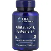 Life Extension , Glutatoniini, Sitsamiini & C, 100 Kapseli